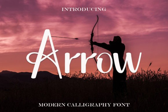 Arrow Font: A Handwritten Typeface for Makers and Sellers