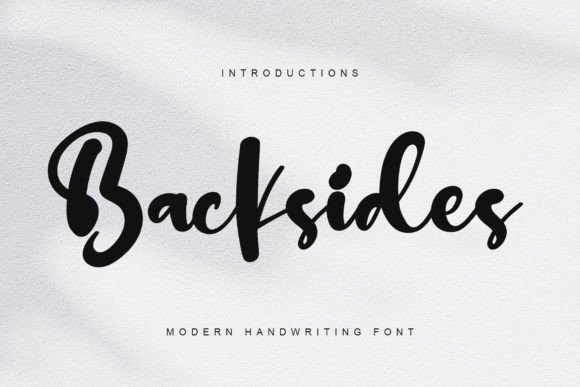 Backsides Font: Festive Script for Web Design