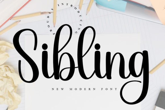Bring Your Creations to Life with the Sibling Font