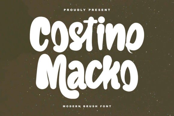 Costino Macko: A Creative Display Font