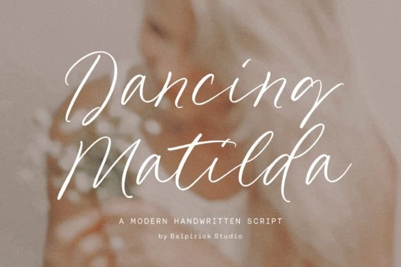 Dancing Matilda Font for Creative Projects