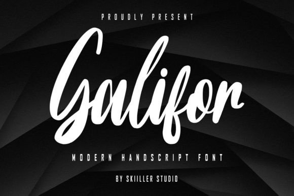 Galifor: A Handwritten Typeface for Editorial Elegance