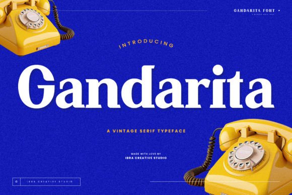 Gandarita: A Timeless Typeface for Editorial Design