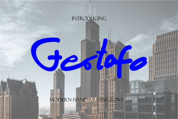 Gestafo: A Handwritten Font for Creative Projects