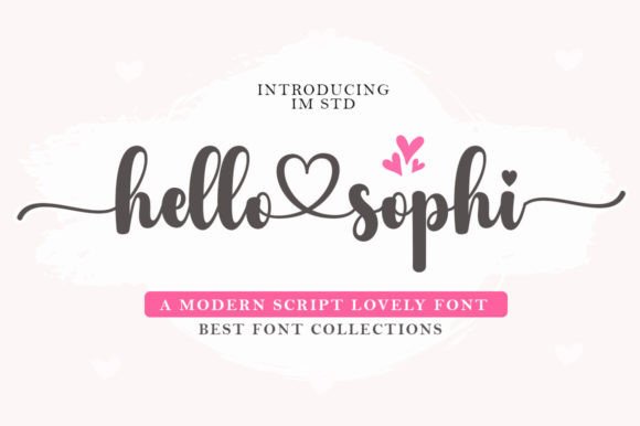 Hello Sophi: A Handwritten Font for Elegant Design