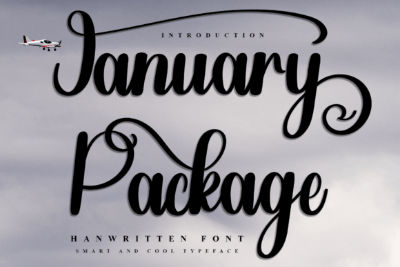 January Package Font for Web Design