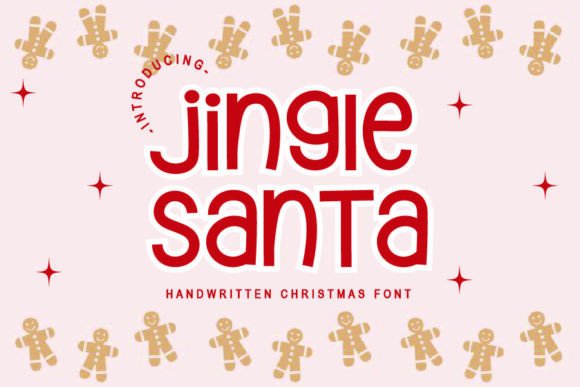 Jingle Santa: A Handwritten Typeface for Editorial Magic