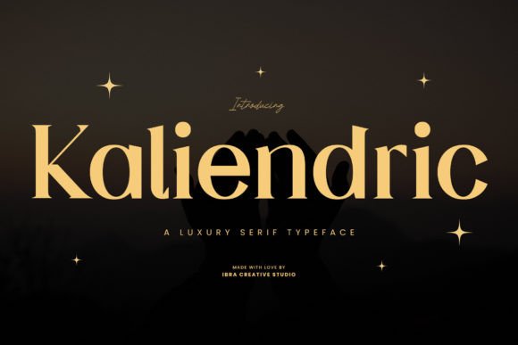 Kaliendric: A Luxurious Serif for Branding