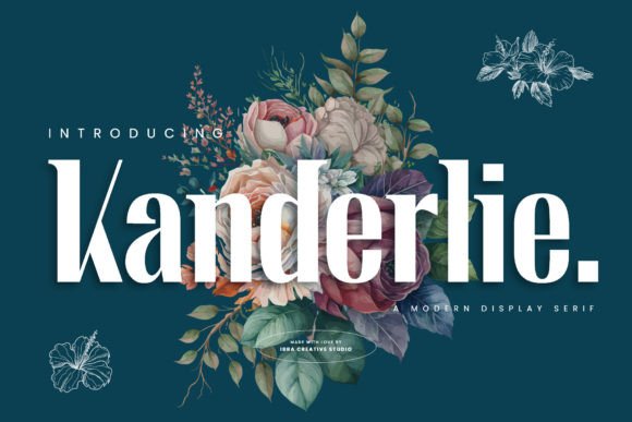 Kanderlie: A Modern Display Serif Font