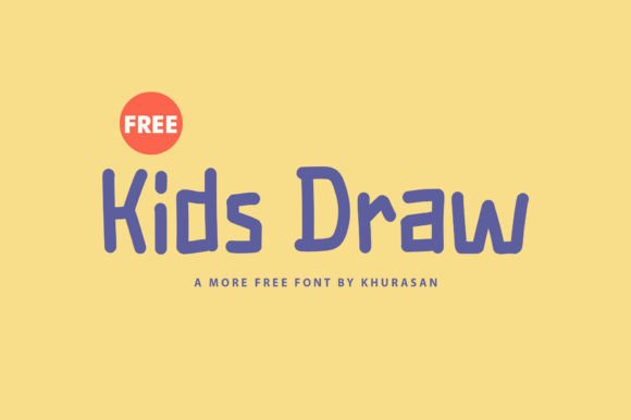 Kids Draw Font for Creative Design
