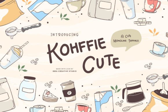 Kohffie Cute Font for Web Design