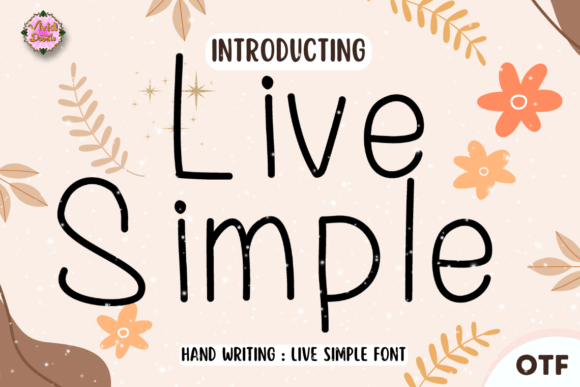 Live Simple: A Festive Font for Web Design