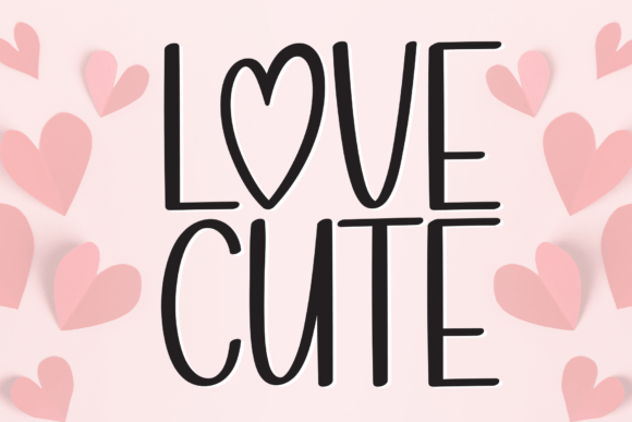 Love Cute Font for Creative Makers