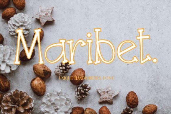Maribet: A Handwritten Font for Editorial Elegance