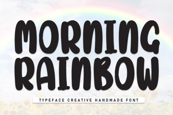 Morning Rainbow: A Handwritten Typeface for Editorial Elegance