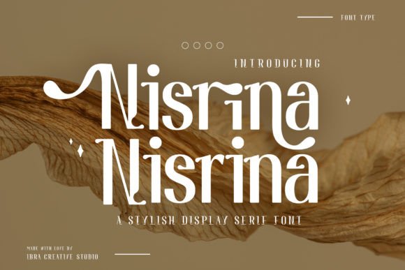 Nisrina: A Stylish Display Font