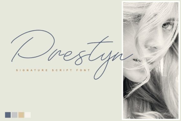 Prestyn: A Delicate Script Font