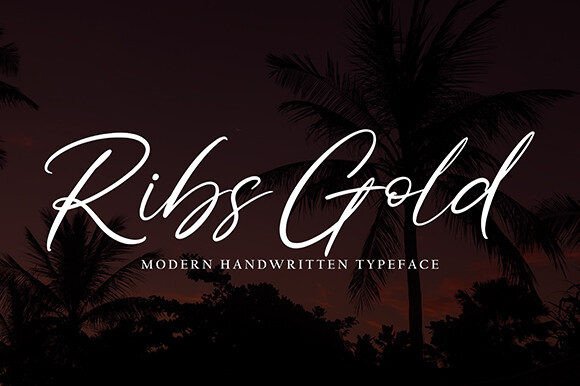 Ribs Gold: A Handwritten Font for Professional Branding