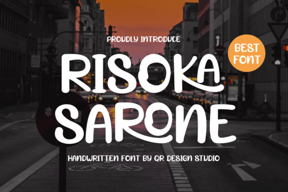 Risoka Sarone: A Handwritten Typeface for Editorial Design