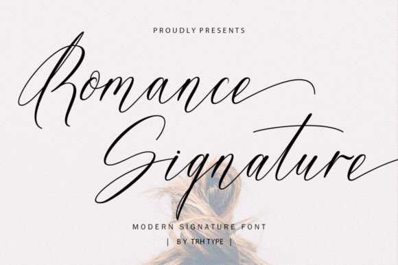 Romance Signature Font