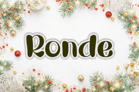Ronde: A Script Font for Real Projects