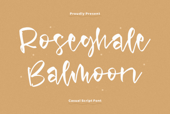 Roseghale Balmoon Font for Business