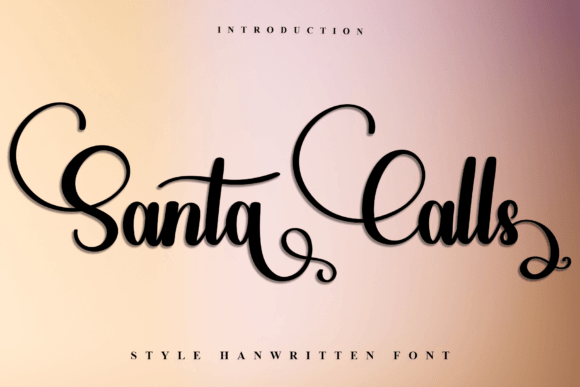 Santa Calls: A Festive Font for Business
