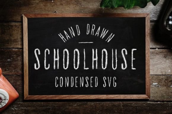 Schoolhouse: A Chalkboard Font for Creative Branding