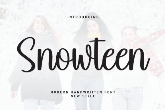 Snowteen: A Handwritten Font for Elegant Design