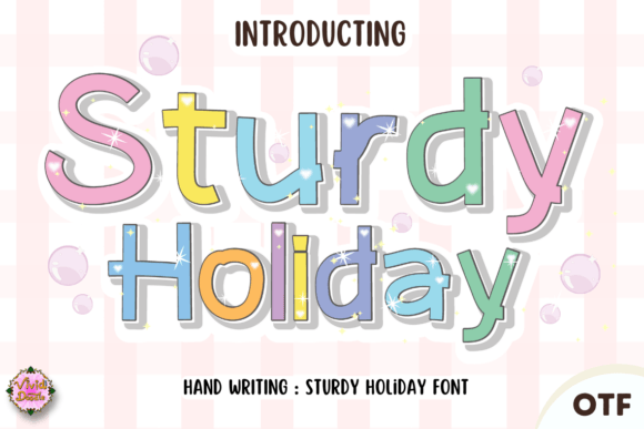 Sturdy Holiday Font for Web Design