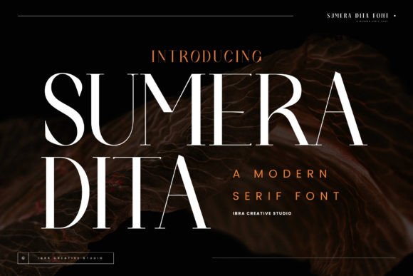 Sumera Dita: A Modern Serif Typeface for Editorial Excellence