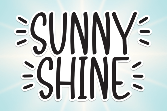 Sunny Shine Font Review
