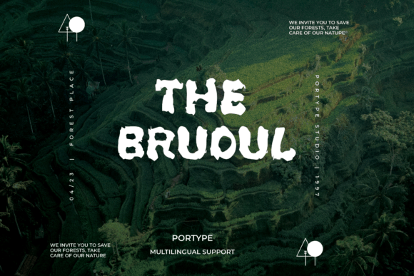 The Brudul Font: Artful Typography for Editorial Design