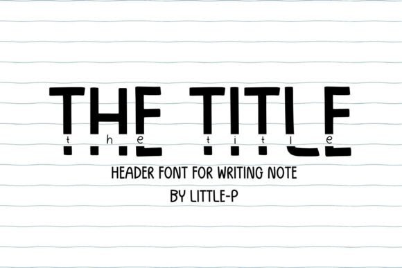 The Title: A Font That Elevates Your Brand