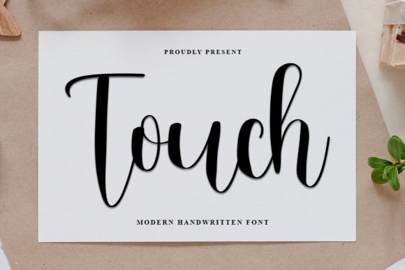 Touch: A Festive Font for Crafters and Makers