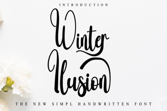 Winter Ilusion: A Cool Handwritten Font