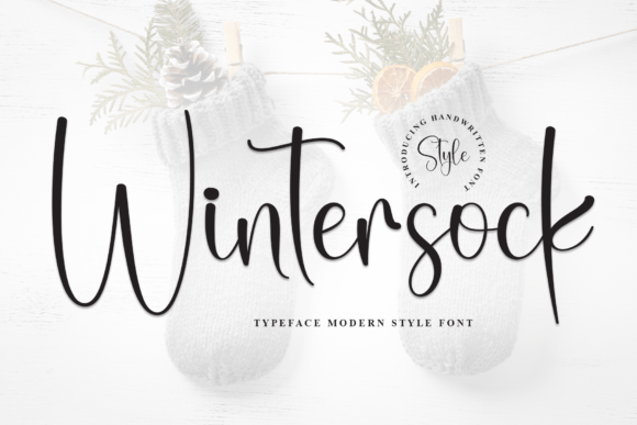 Wintersock Font for Creative Projects